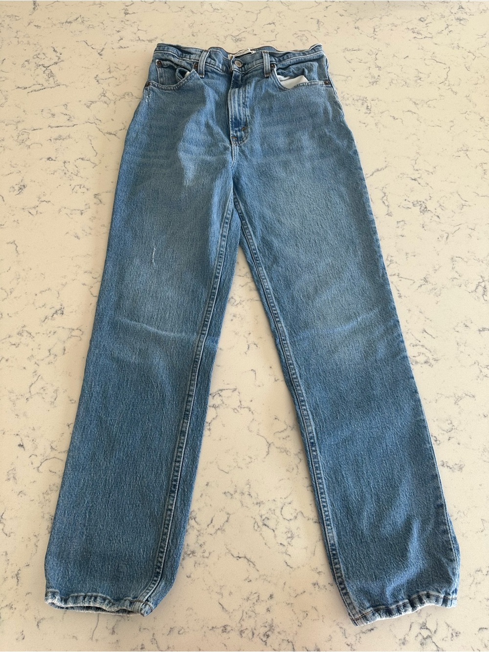 Abercrombie 90s Straight Ultra High Rise Jeans 28 6R
